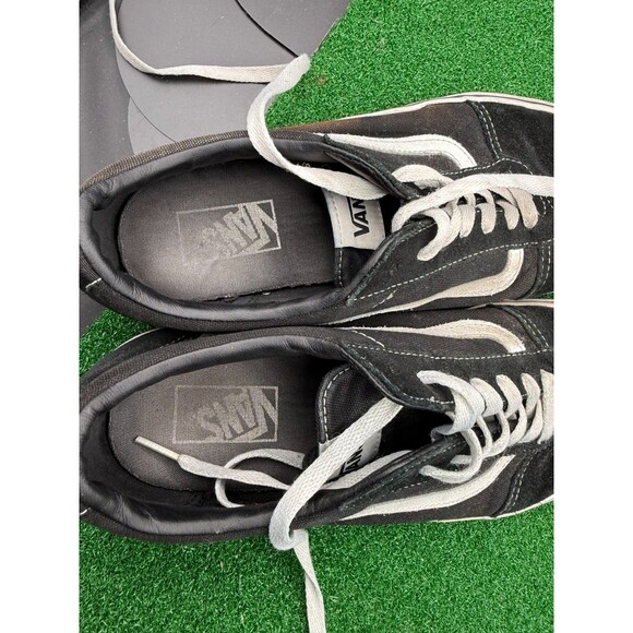 VANS Old Skool Athletic Shoes Mens Size 9.5 Black Velour 507452 Skateboarding - Picture 10 of 10